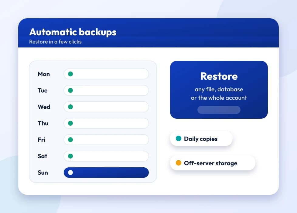 A backup archive icon with stacked disks