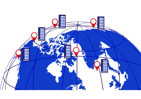 multiple server location
