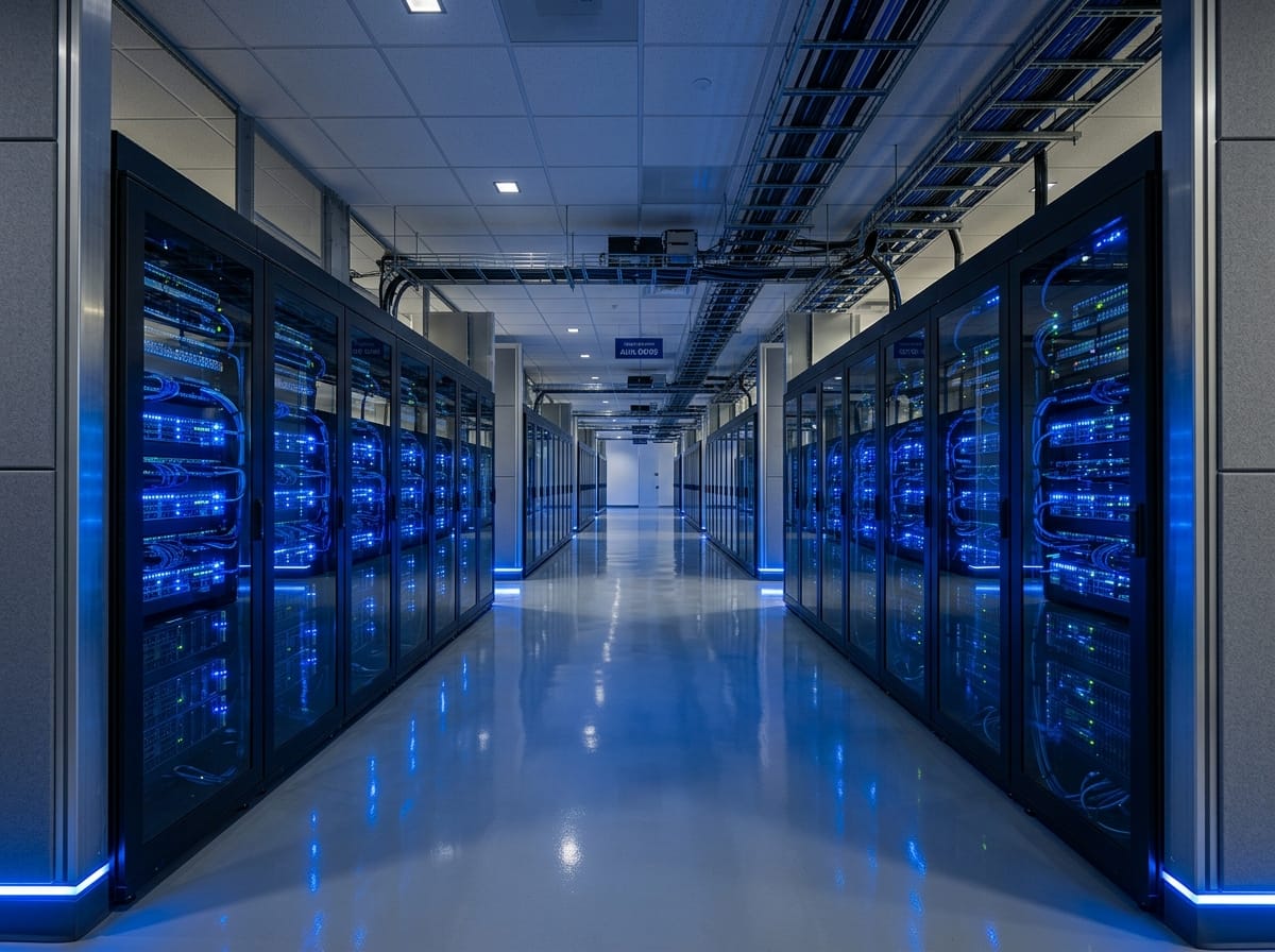 A Hostripples data center engineer